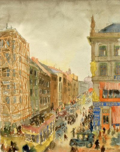 Strada a Berlino da Carl Grossberg